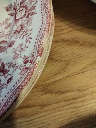 Platos vajilla antigua decorativa