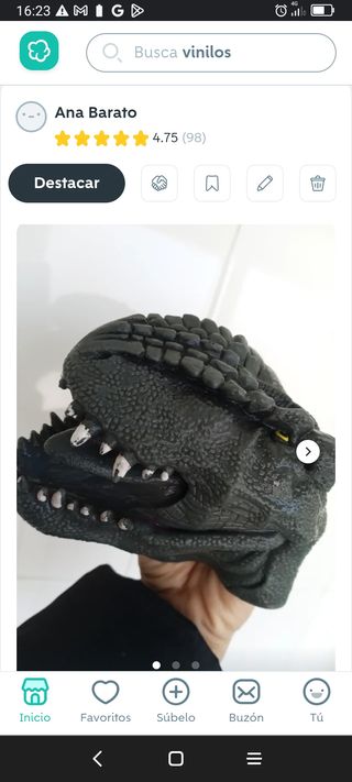 Dinosaurio marioneta