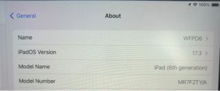 iPad 6 Gen. WiFi 32GB