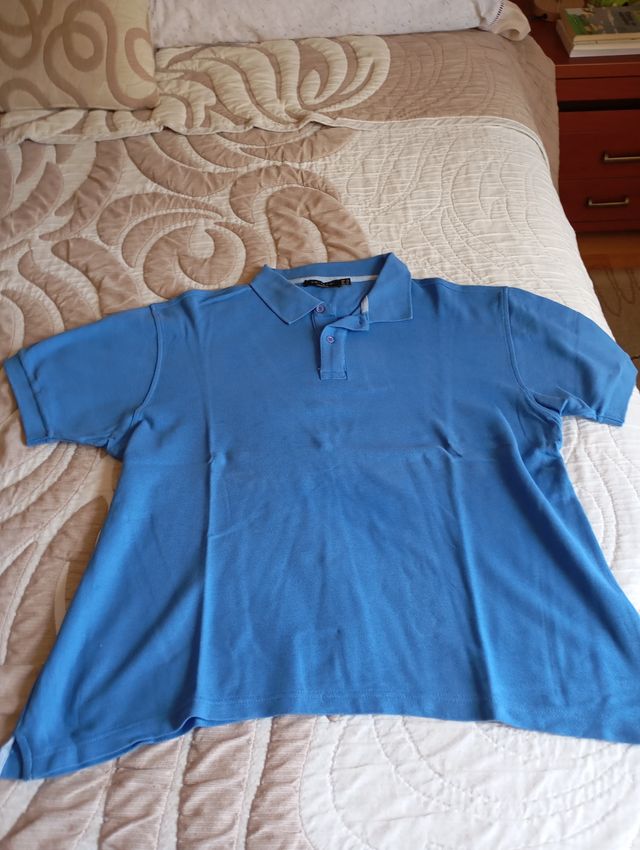 Polo blu Cortefiel XXL quasi nuova