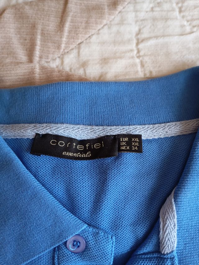 Polo blu Cortefiel XXL quasi nuova