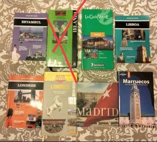 Guías de viaje de diversos países y eds.