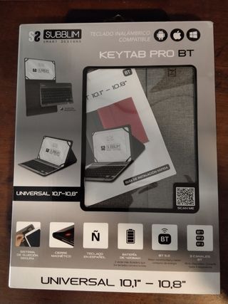Funda y teclado tablet