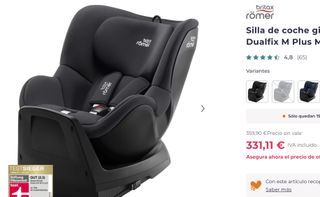 Silla Coche DUALFIX2 R Gira 360 (usada)