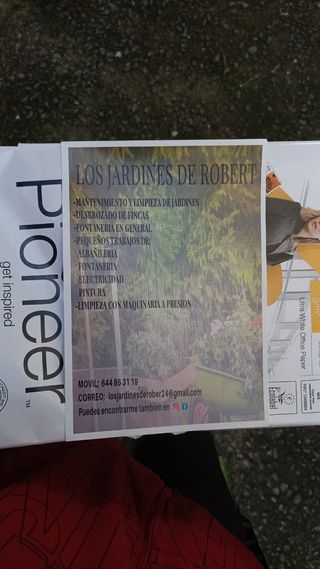Jardines, limpieza y mantenimiento de fincas  