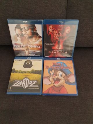 Películas en formato bluray