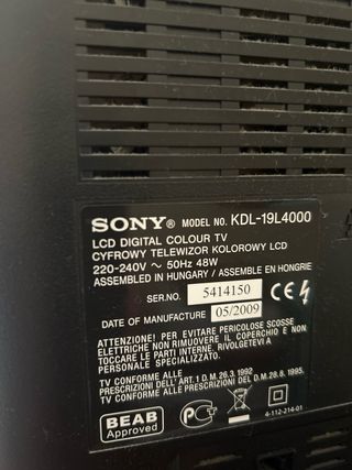 televisiòn Sony Bravia