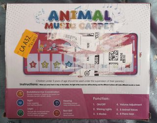 Alfombra piano musical