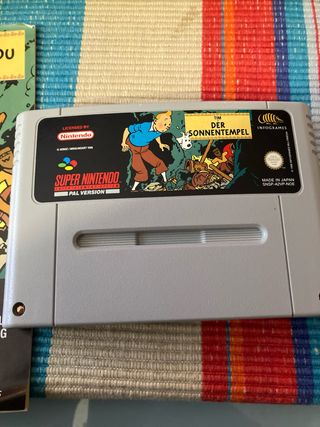 Super Nintendo Tintin Le Temple Du Soleil