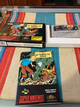 Super Nintendo Tintin Le Temple Du Soleil