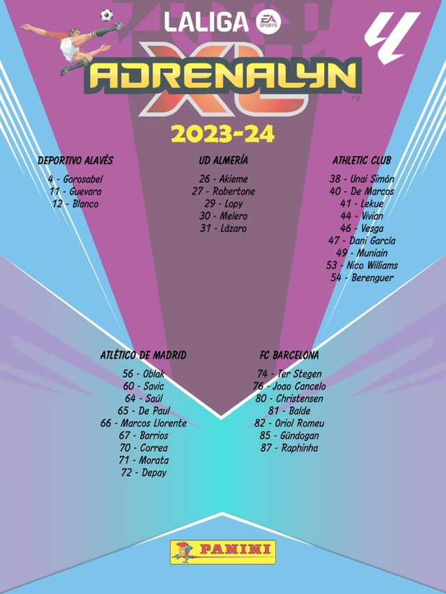 ⚽ Cromos de liga Adrenalyn XL 2023-24