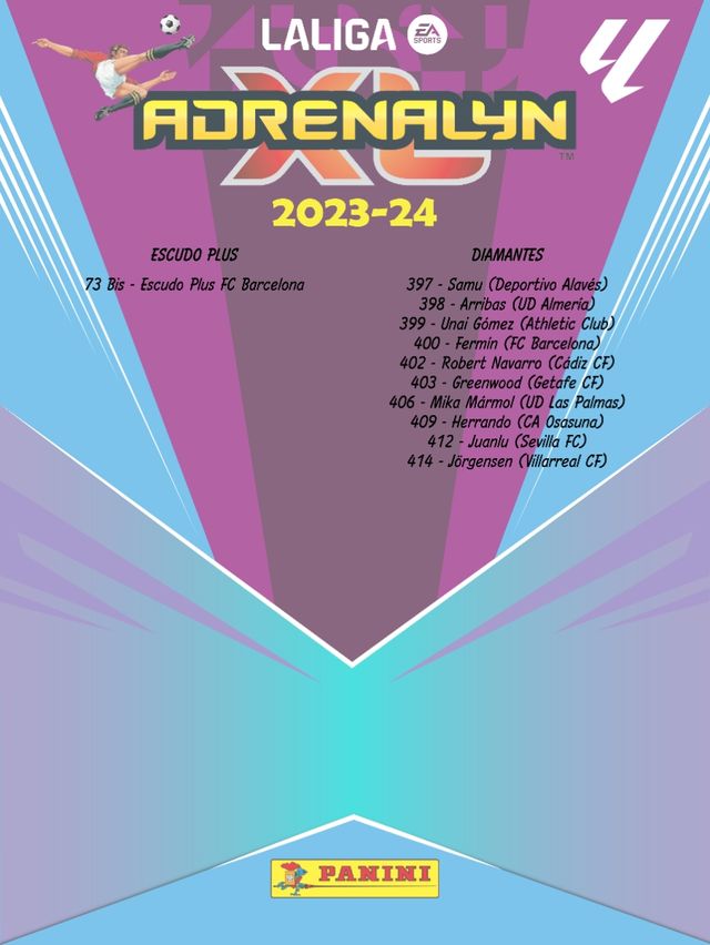 ⚽ Cromos de liga Adrenalyn XL 2023-24