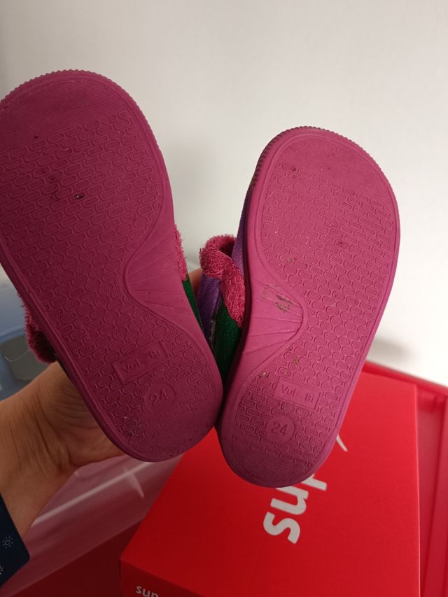 Zapatillas n 24 rosas