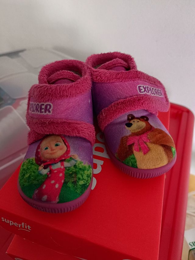 Zapatillas n 24 rosas