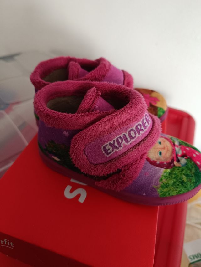 Zapatillas n 24 rosas