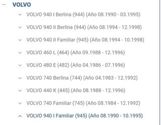 Caudalimetro volvo 480 turbo