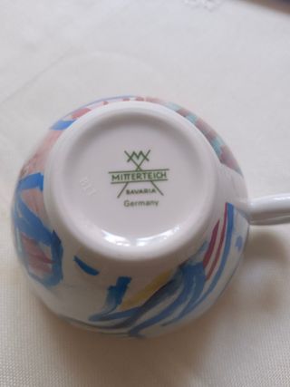 Juego vintage de 6 tazas de café ILlY espresso