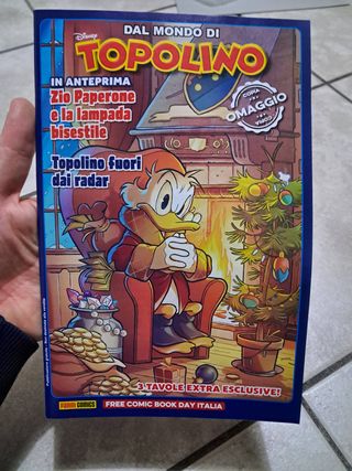 Topolino Zio Paperone Lampada Bisestile albetto
