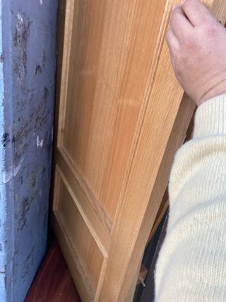 puerta roble doble 60x 180 cm