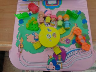 juguete pin y pon la casita o casa azul maletin ,