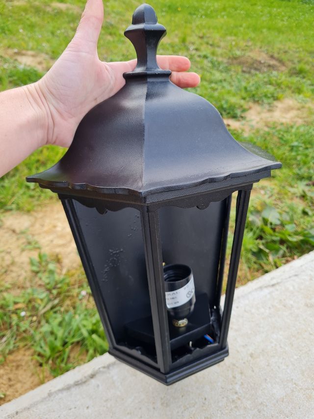 Faroles exterior negros