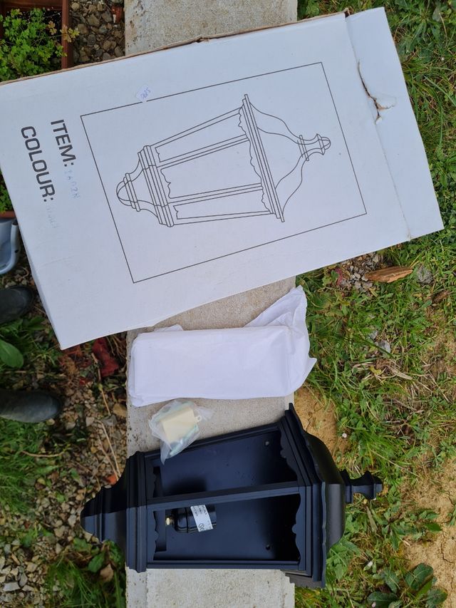 Faroles exterior negros