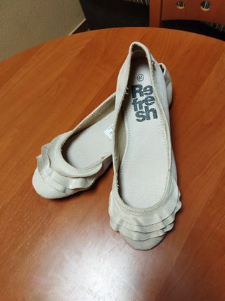 NUEVAS! Zapatos/manoletinas REFRESH núm.41