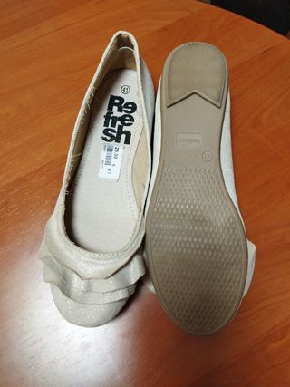 NUEVAS! Zapatos/manoletinas REFRESH núm.41
