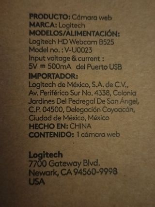 WEBCAM LOGITECH