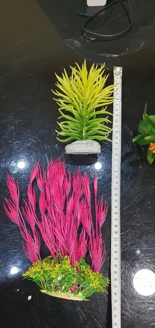Plantas artificiales acuario