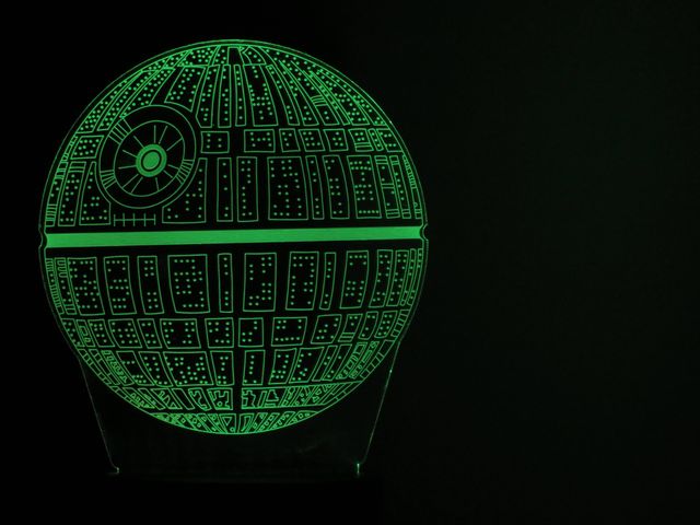 Lámpara Led Ilusión Star Wars