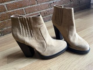 botines camperos beige 37