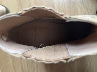 botines camperos beige 37