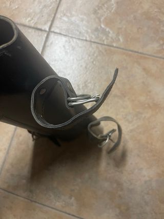 Bolsa de horquilla para moto custom