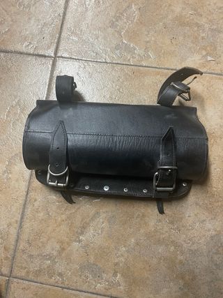 Bolsa de horquilla para moto custom
