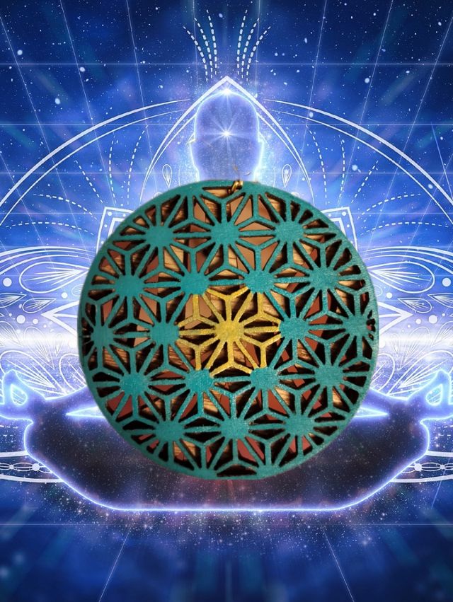 Orecchini geometria sacra da donna arte