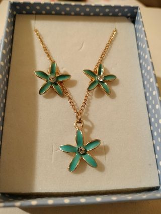 Conjunto dos piezas Bisutería 