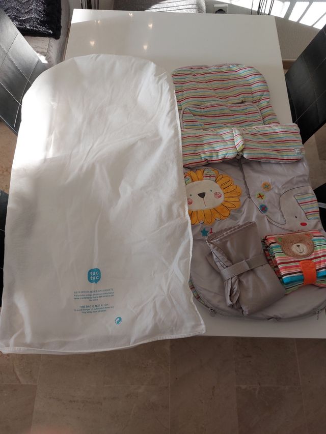 SACO TUCTUC SILLA DE PASEO.REGALO ROPA+CAMBIADORES