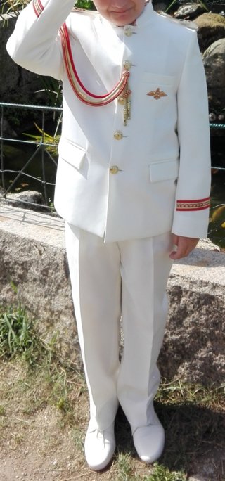 Traje de comunión de niño almirante