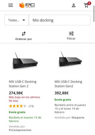 MSI USB-C Docking Station Gen 2