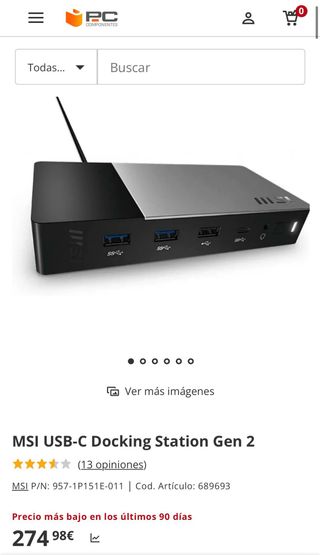 MSI USB-C Docking Station Gen 2