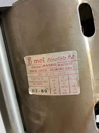 Motor de lavadora