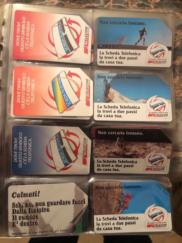 schede telefoniche vintage