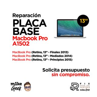 Reparación placa base MacBook Pro 