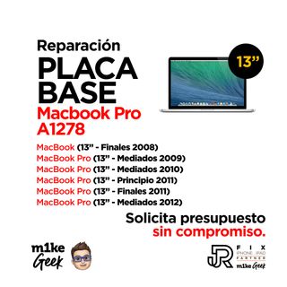 Reparación placa base MacBook Pro 