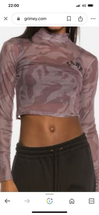 Grimey sudadera + top crop chica