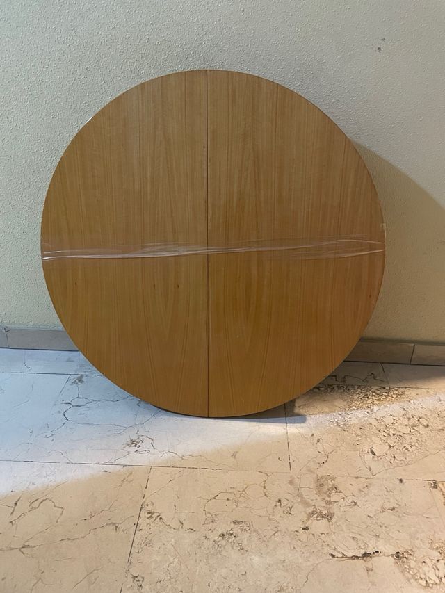 Mesa Circular Extensible Madera Maciza