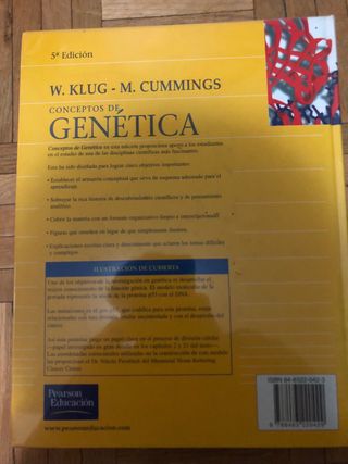 Libro CONCEPTOS DE GENETICA William . S. Klug
