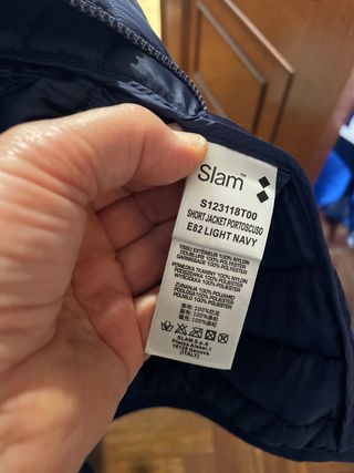 chaqueta slam e 82 light navy