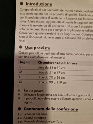 Arnés perro talla M -L